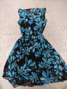 Black Floral Asymmetrixal Pinterest dress