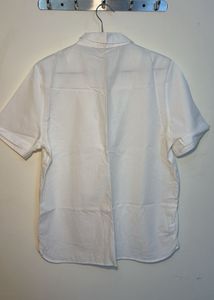 Elegant White Short Sleeve Shirt