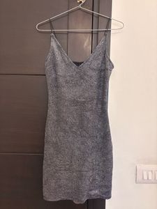 H&amp;M Shimmer Bodycon Mini Dress