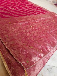 Organza Saree With Blouse Piece Very Nice 💕