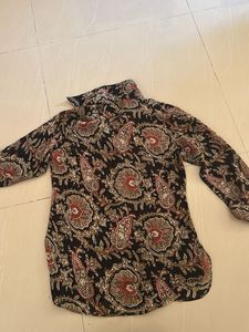 Paisley Print Top