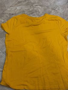 Yellow Casual T-Shirt