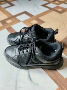 Sparx Black Sneakers
