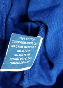 Blue Colour Round Neck Tshirt