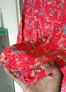 Charcoal Vmart Women Printed A-Line Top