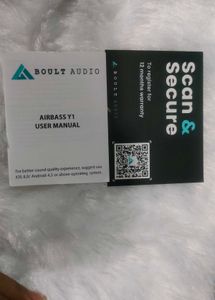 ❤️Brand New Boult Audio Airbass Y1 Wireless Earpho