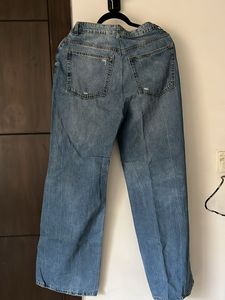 H&amp;M Ripped Straight Jeans