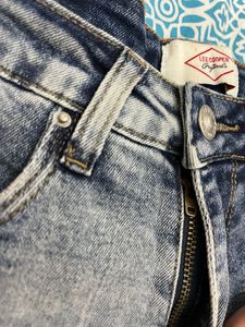 Distressed Denim Shorts