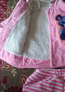 Pink Bear Outfit - Baby