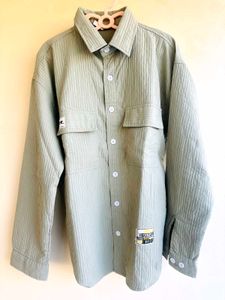 Striped button down shirt