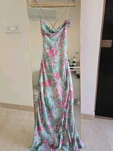 ZARA Floral Print Camisole Dress