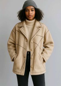 Baggy Beige& Brown Coat