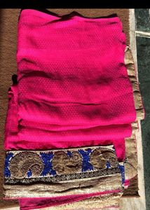 Magenta Saree