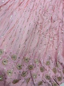 Elegant Pink Embellished Gown