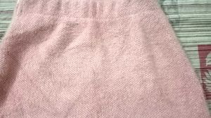 Korean Pink Fur Skirt