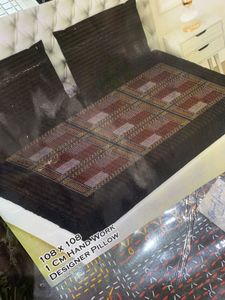 Hand Printed King Size Bedsheet