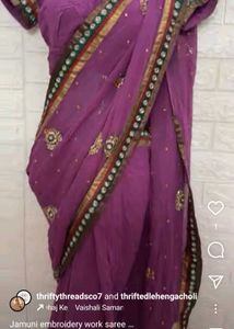 Zari  Wark Saree