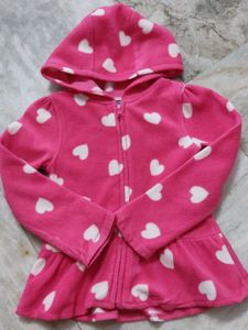 Cute Pink Heart Hoodie