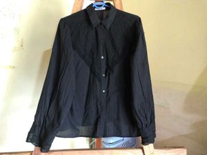 Black Button Down Shirt.