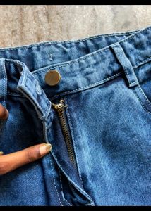 Denim Straight Leg Jeans