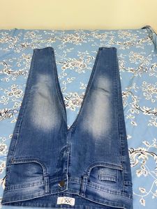 Faded Denim Jeans