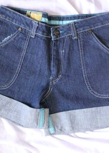Levi&#39;s Cuffed Denim Shorts
