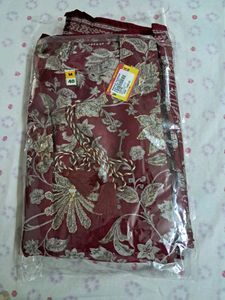 Maroon Suit With Full Size Dupatta