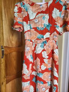 Cotton Maxi Floral Dress