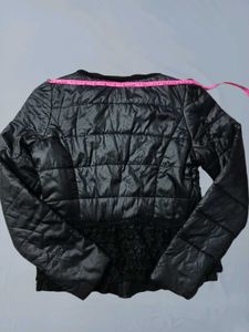 Chic Black Quilted Jacket