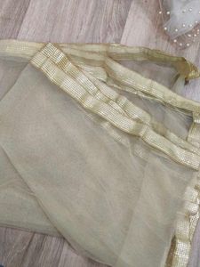 Pink &amp; Cream Embroidered Anarkali