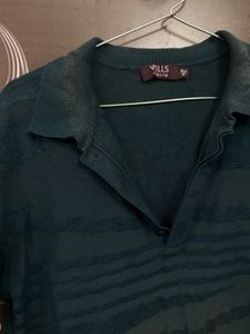 Stylish Green Polo T-Shirt