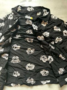Mickey Mouse Print Top