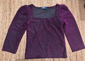 Sparkly Purple Top