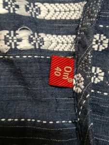 Blue Printed Kurta Set