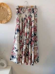 Floral Flared Summer Pants