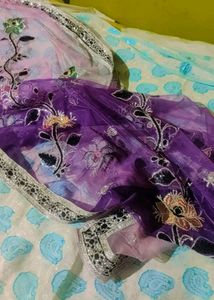 Half Net Beautiful Saree❤✨