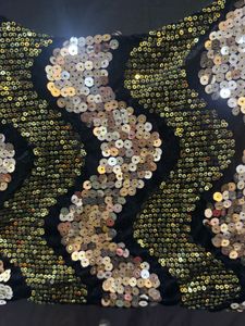 Sequin Embellished Crop Top