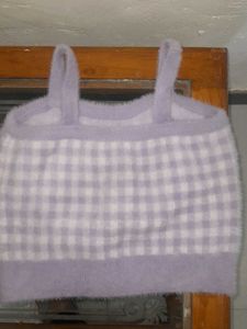 Cute lavender girl Crop Top