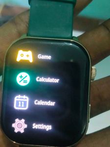 Smart Watch - Green Band + Calling Feature