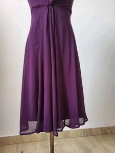 Purple Midi Dress