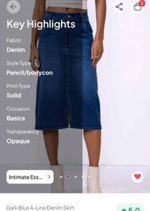 Denim Skirt