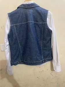 Denim Sleeveless Jacket