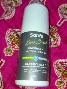 Sanfe Underarm Lightning Roll On With Zero Sweat