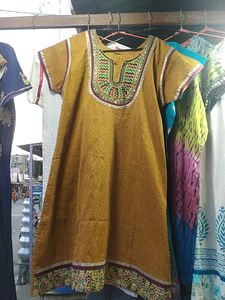 Embroidered Tunic Dress