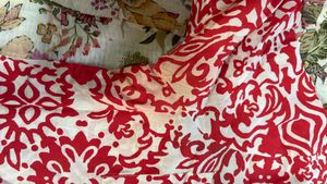 Red &amp; White Kurta