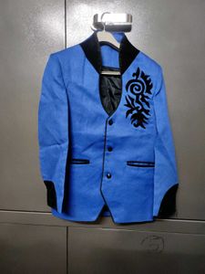 Boys' Blazer With Silk Shirt