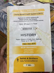 History BA 1st Year Book