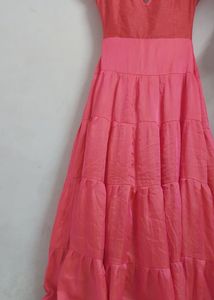 Tiered Pink Dress