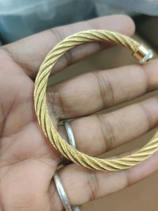 Anti Tarnish Gold Adjustable Kada