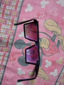 Unique Purple Mirrored Sunglasses